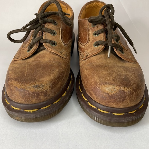 Dr. Martens MIE Unisex Kids Sz 12 (13) Brown Oiled Leather Classic Oxford - Picture 7 of 10